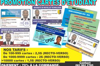 Promotion carte dtudiant